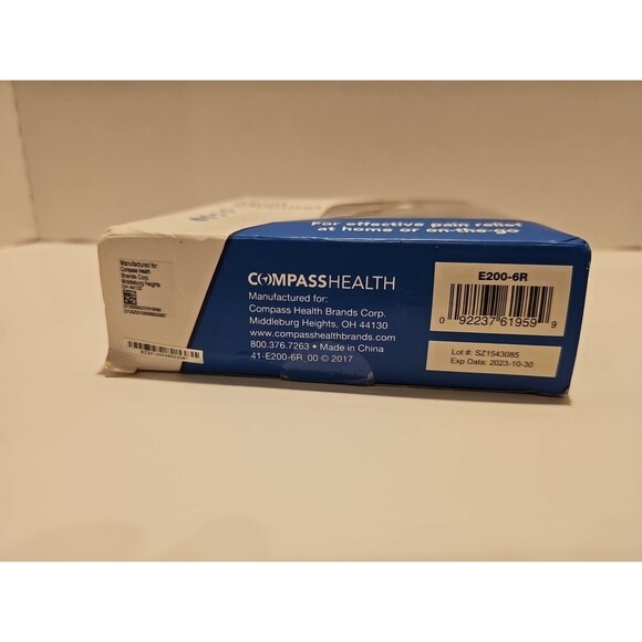 TENS Unit Muscle Stimulator - Drug-Free Pain Relief for Back, Neck & Body SEALED - Picture 8 of 9